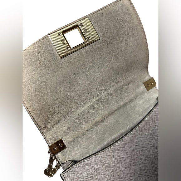 FURLA MIMI' MINI CROSSBODY BAG IN GREY COLOR - Picture 8 of 13